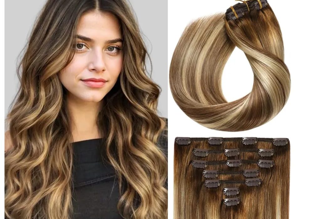 Invisible Clip In Hair Extensions