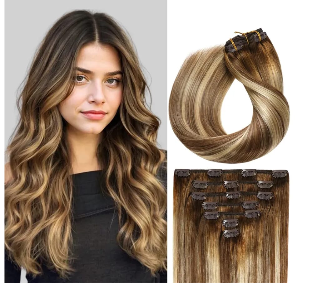 Invisible Clip In Hair Extensions