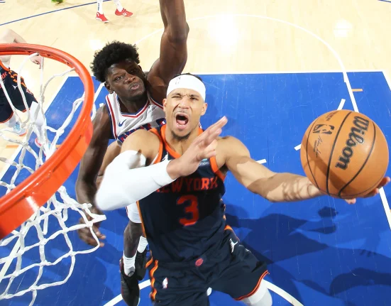 knicks vs 76ers match player stats