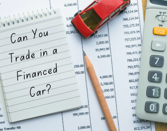 can you trade in a financed car