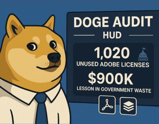 DOGE software licenses audit HUD