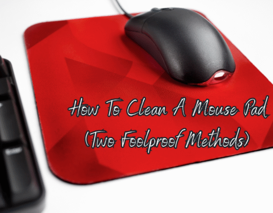 how to clean a mouse pad