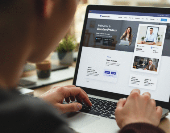 Website with a Free Template