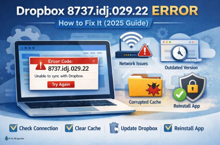 Dropbox 8737.idj.029.22 Error: How to Fix It (2025 Guide) - Pure Magazine