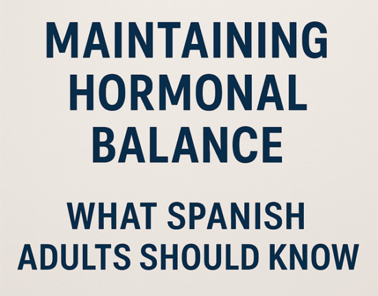 Hormonal balance for adults in Spain