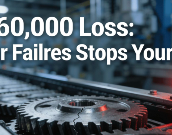 Substandard gears are a leading cause of unplanned downtime, resulting in significant financial losses for manufacturers.