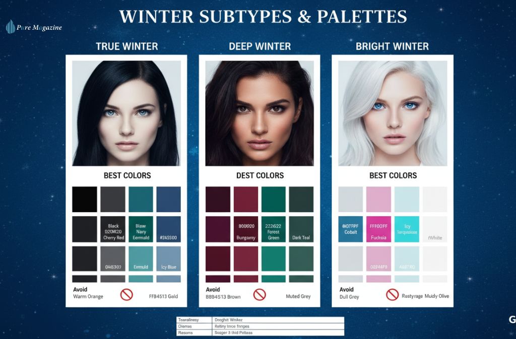 winter palettes