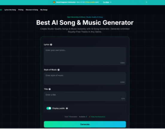 Free AI Song Generator
