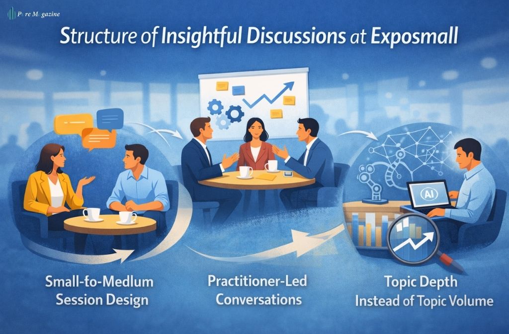 The Structure of Insightful Discussions at Exposmall