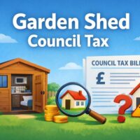 garden shed council tax