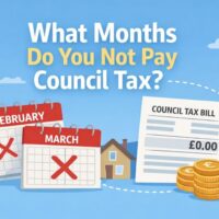 what months do you not pay council tax