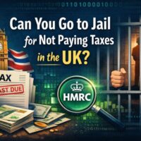 can you go to jail for not paying taxes in the uk