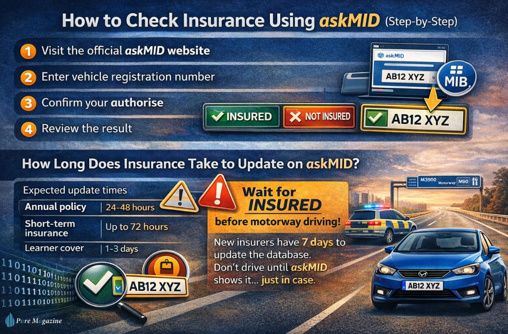 how to check insurance using askMID