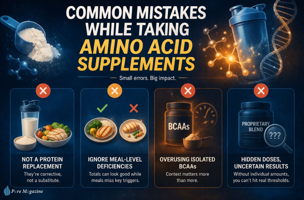 Common Mistakes While Taking Amino Acid Supplements