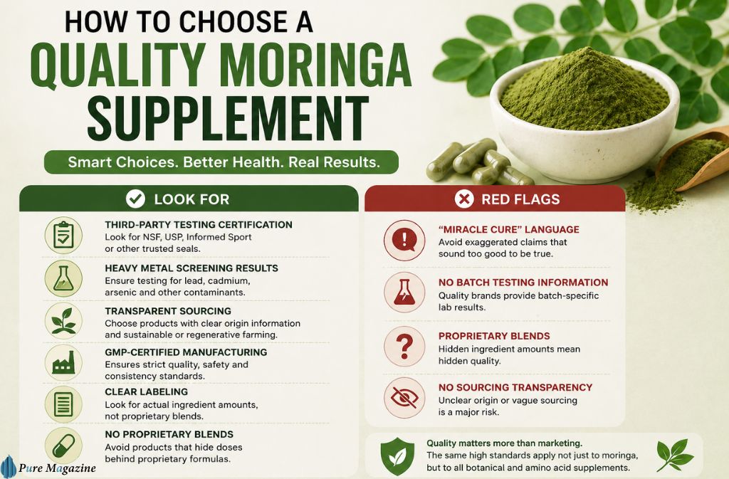 How to Choose a Quality Moringa Supplement