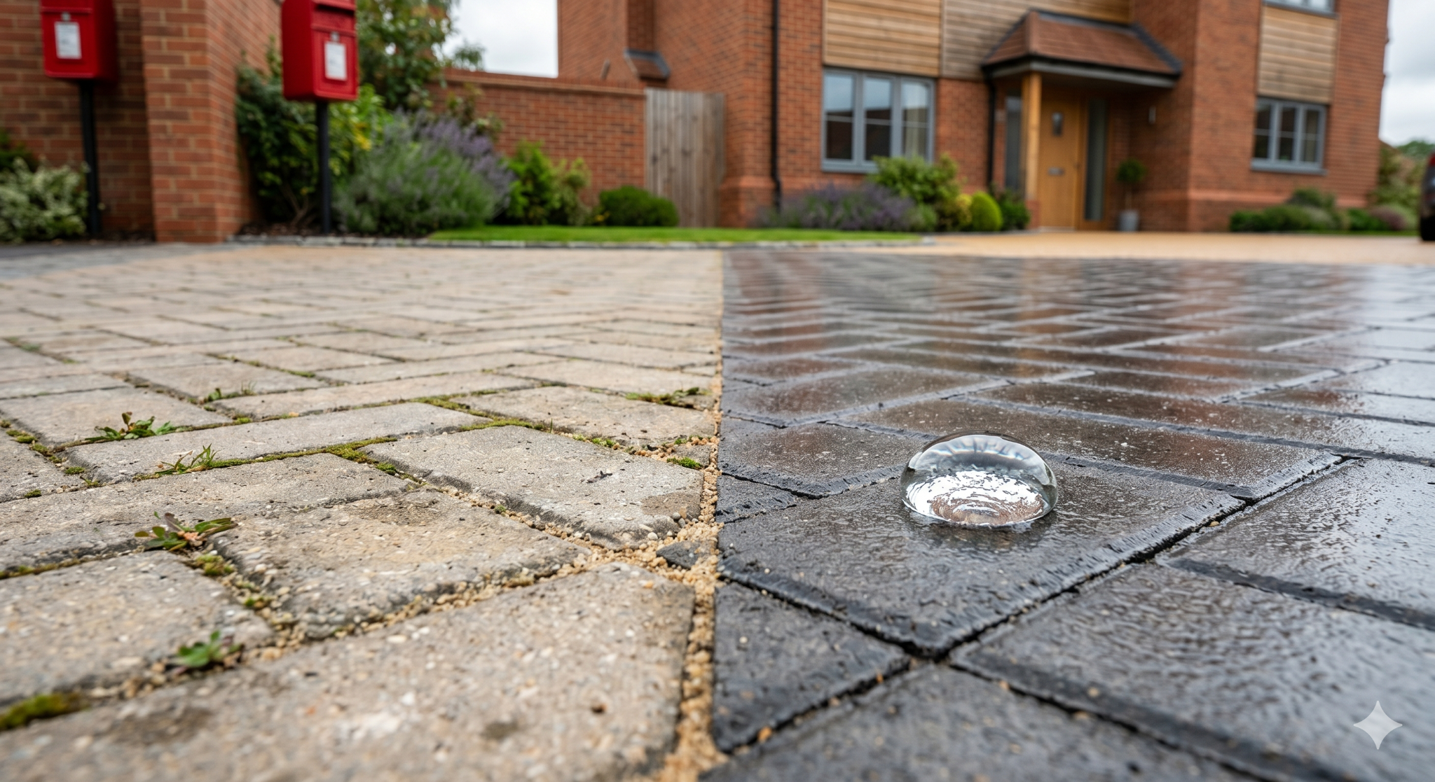 Modern UK driveway upgrade design