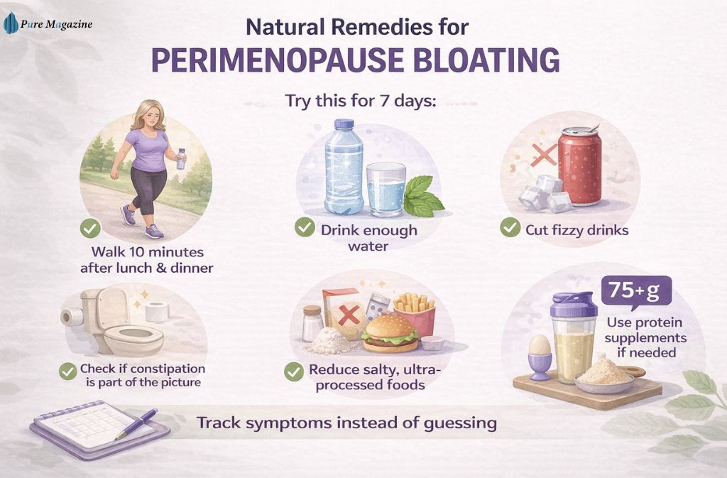 Natural remedies for perimenopause bloating that still matter