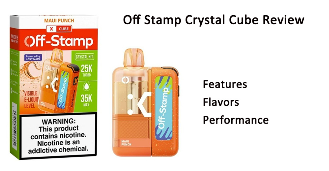 Off Stamp Crystal Cube