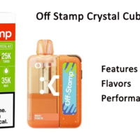 Off Stamp Crystal Cube