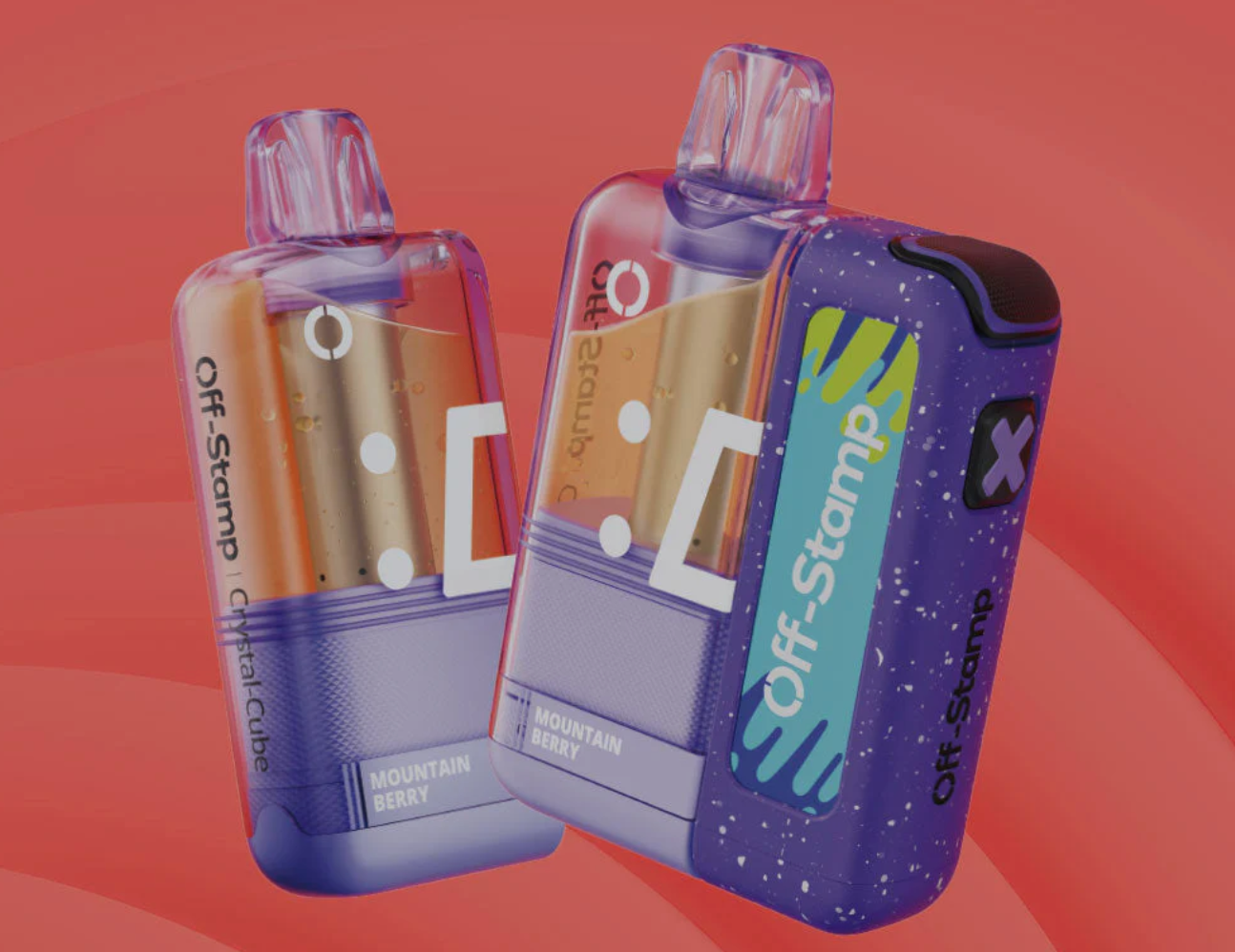 Off Stamp Crystal Cube