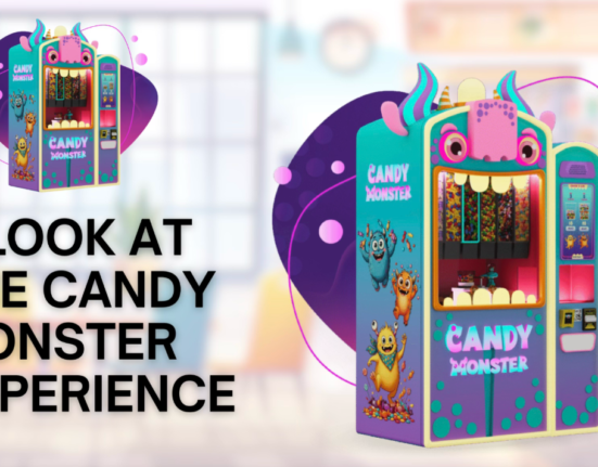 Candy Monster Vending Machine