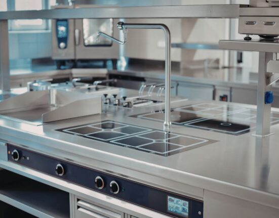 stainless steel kitchen cabinets