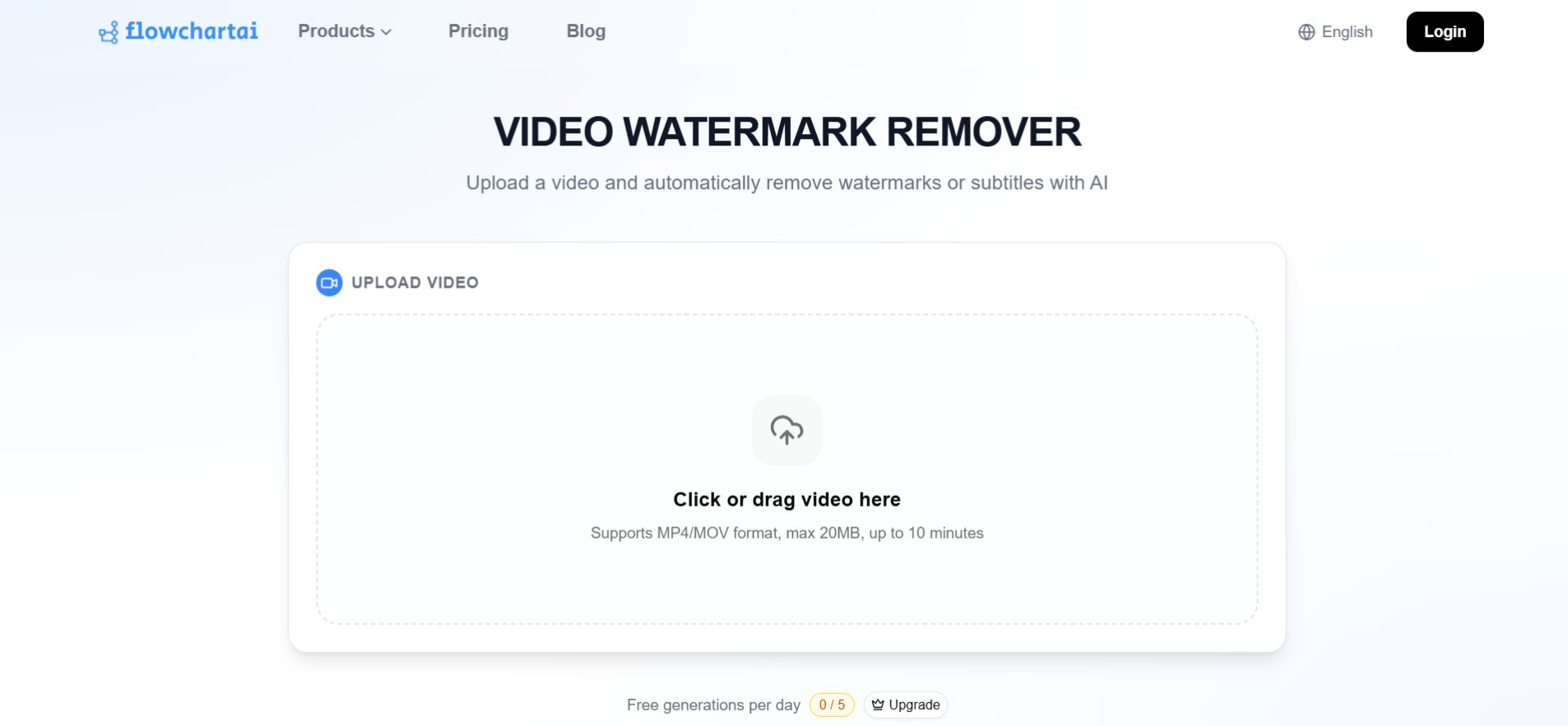 AI Video Watermark Remover