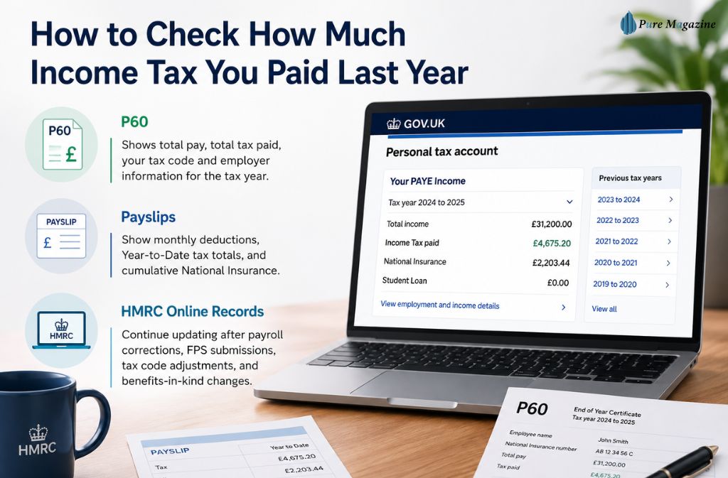 How to Check How Much Income Tax You Paid Last Year