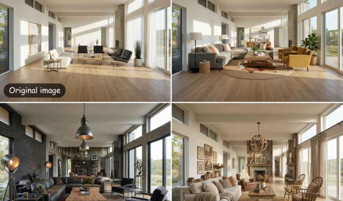 AI Living Room Design