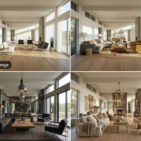 AI Living Room Design