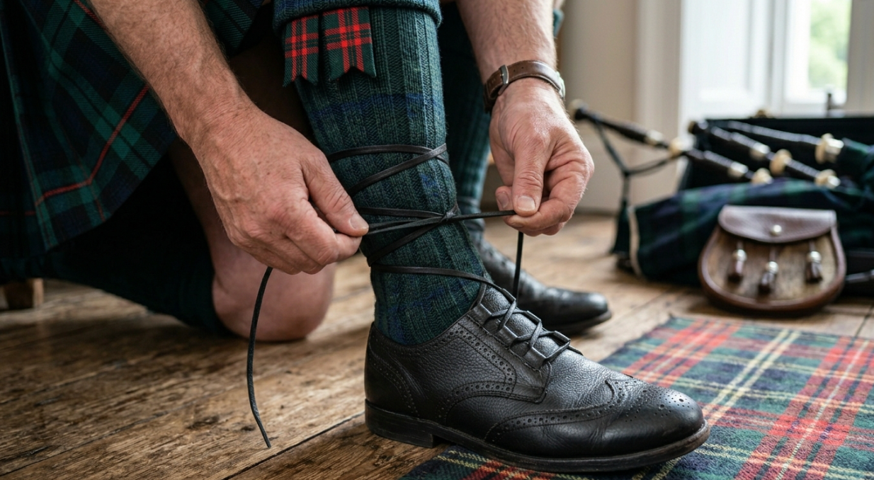 Real Scot in a Kilt Wears