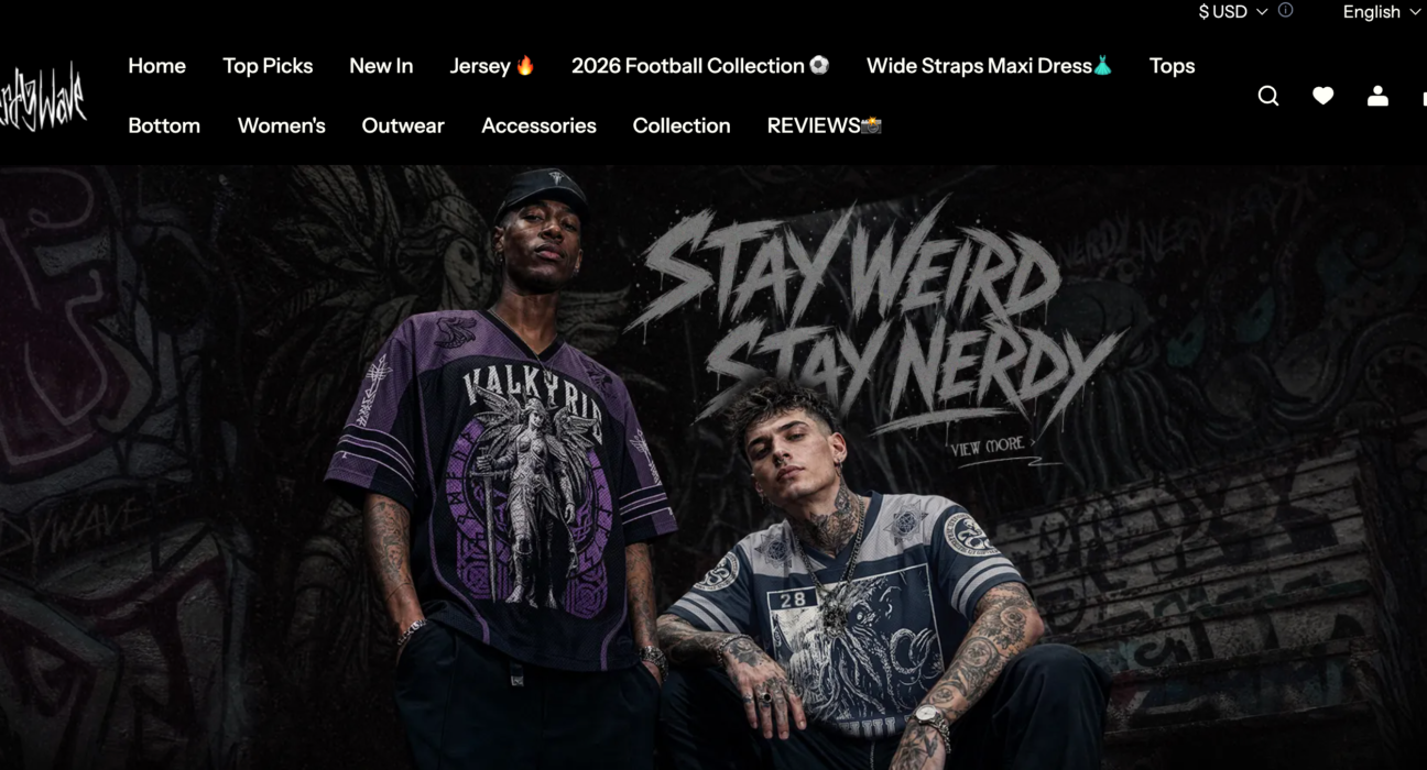 Nerdywave Mesh Jersey Designs