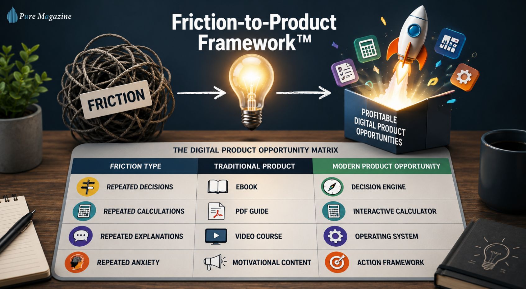 The Friction-to-Product Framework