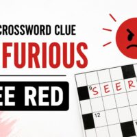 be furious nyt crossword