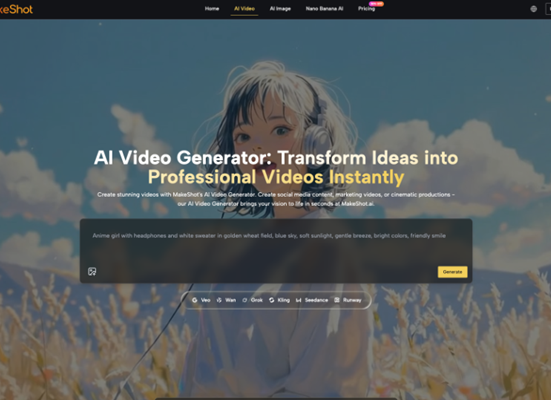 AI video generator for fashion