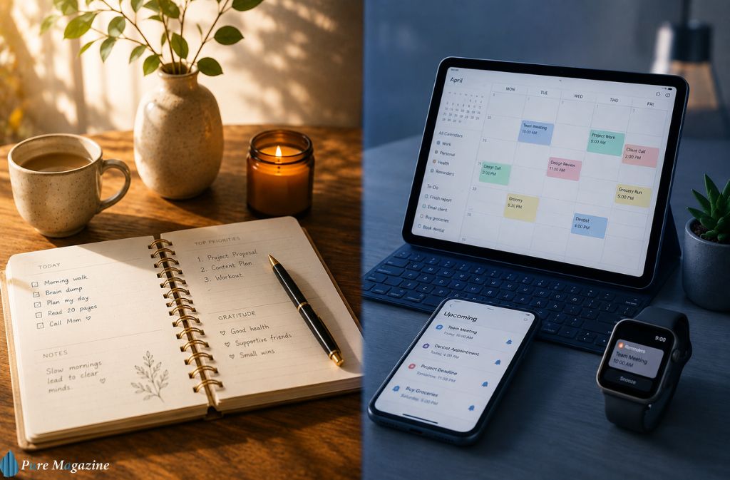 Paper planner vs digital planner for anxiety